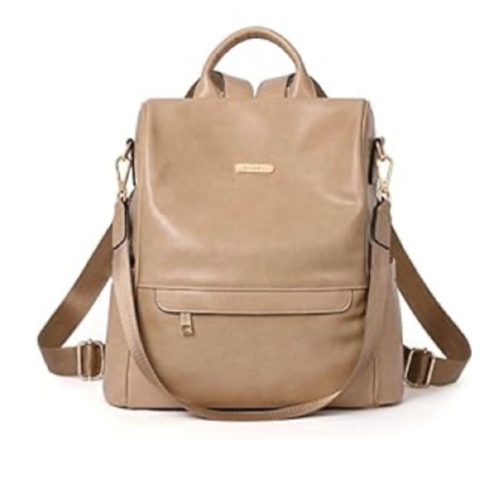 Womens Backpack Purse Leather Anti-theft Large Fashion Designer Travel Bag